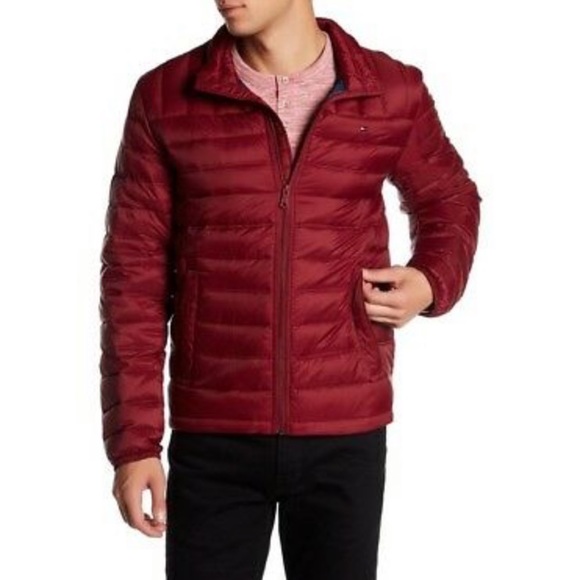 Tommy Hilfiger Men's Insulated Puffer Nylon Jacket - Picture 1 of 7